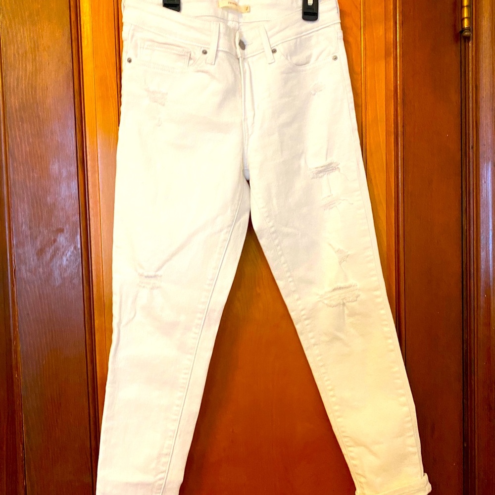LEVI’S White Skinny Jeans